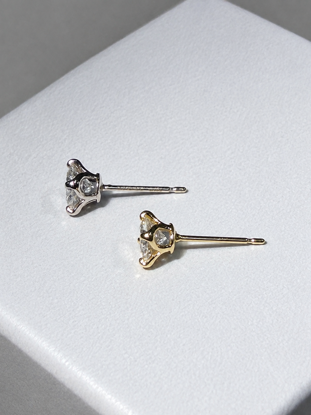 Prima Round Cut Stud Earrings