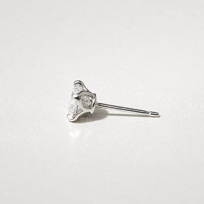 Prima Round Cut Stud Earrings