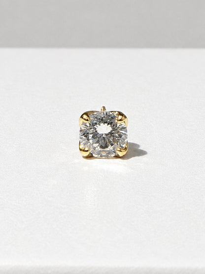 Prima Round Cut Stud Earrings