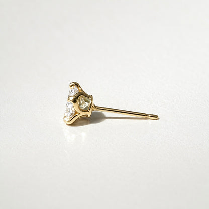 Prima Round Cut Stud Earrings